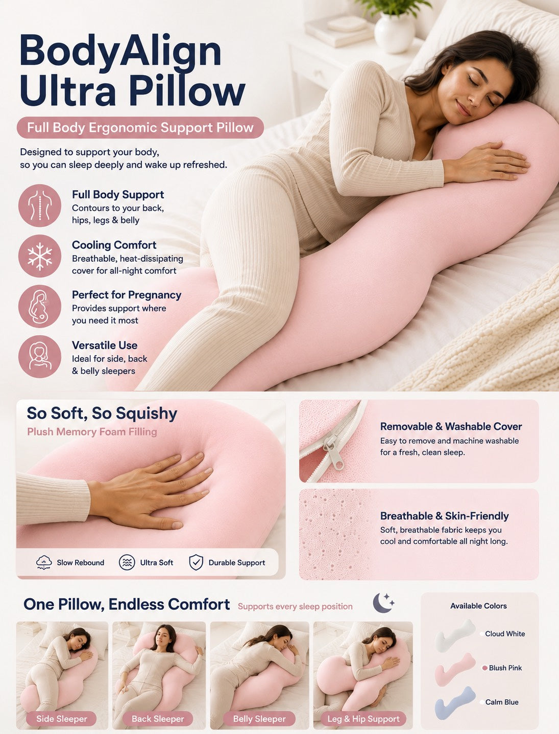 BodyAlign Ultra Cooling Pillow