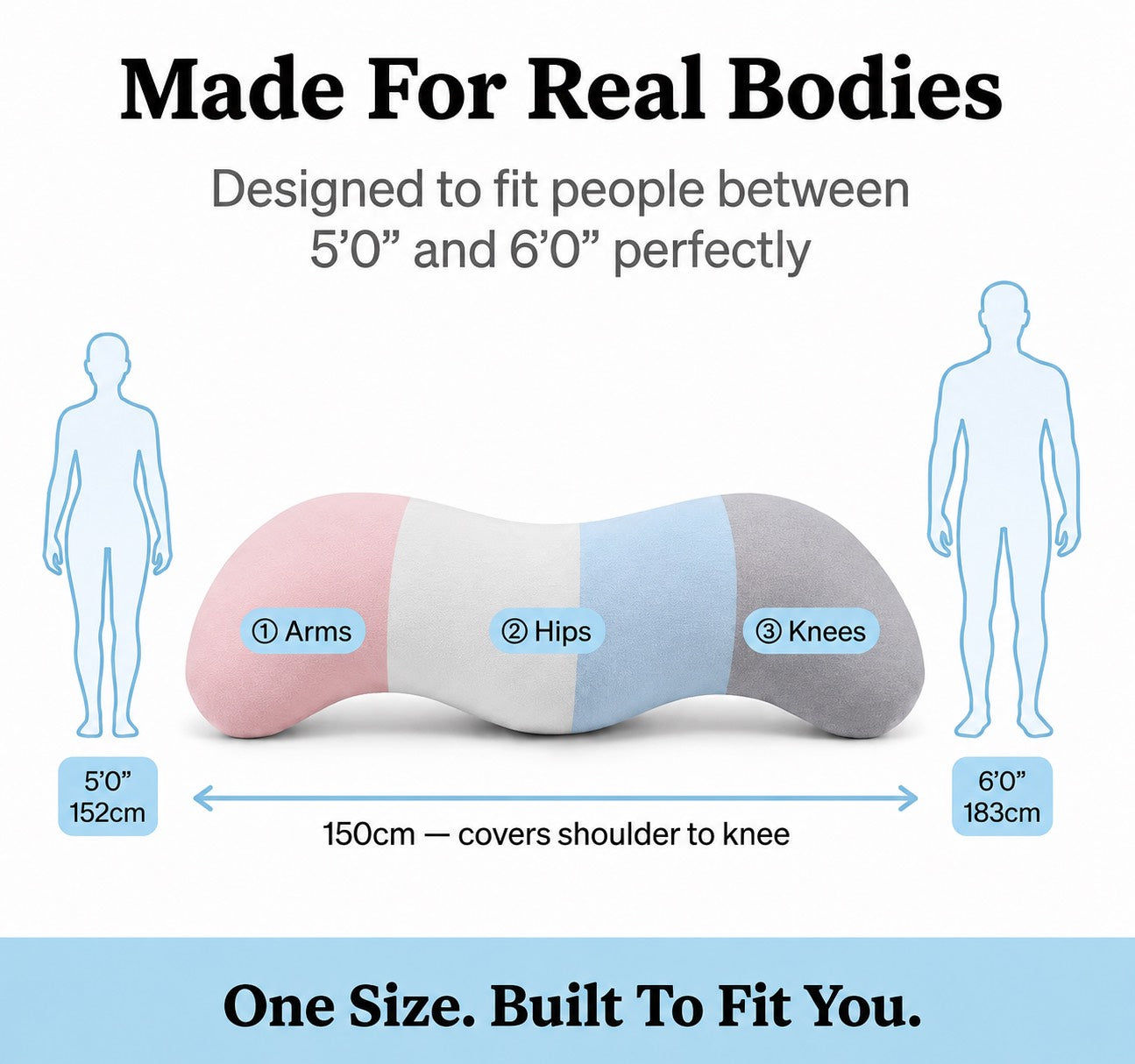 BodyAlign Cooling Pillow – Everyday Full Body Comfort
