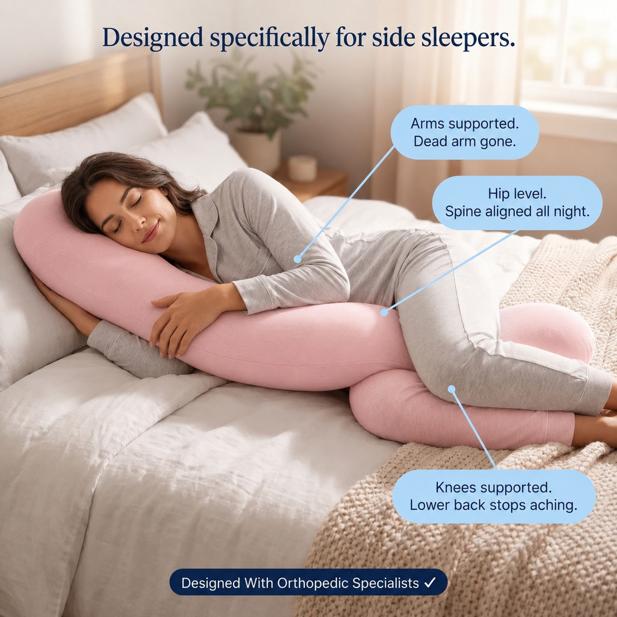 BodyAlign Cooling Pillow – Everyday Full Body Comfort