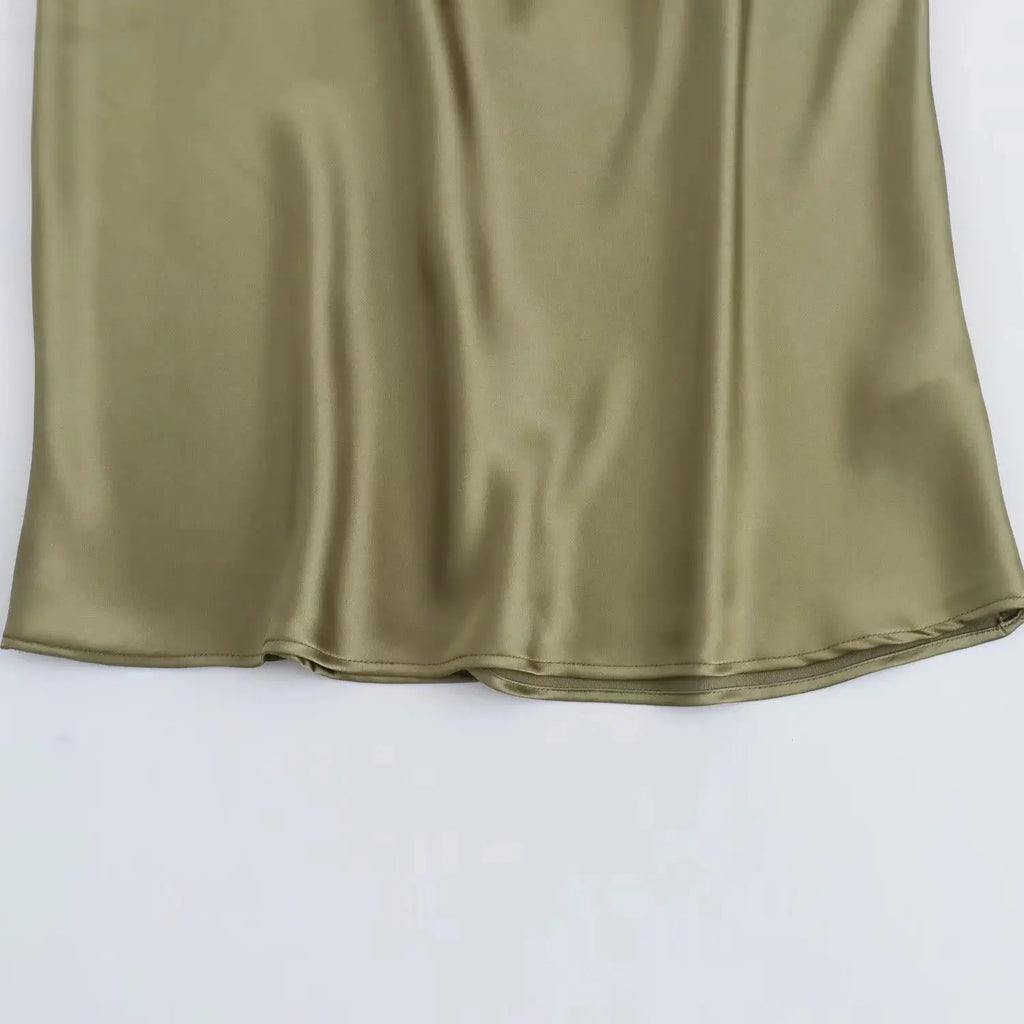 Satin Long Party Wear