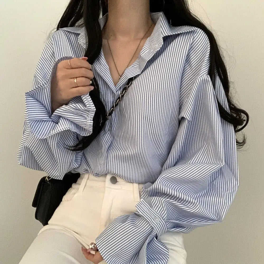 Summer Casual Striped Shirt
