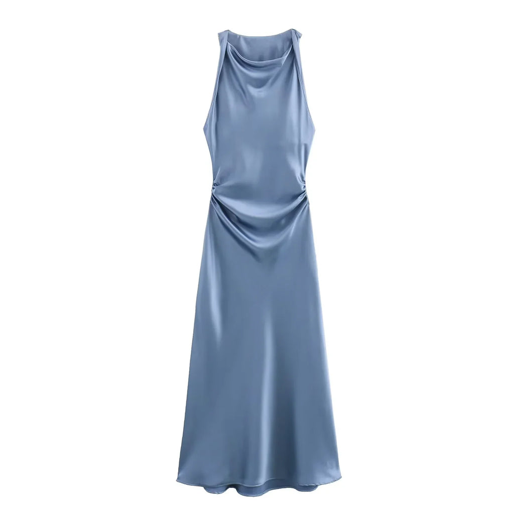 Satin Long Party Wear