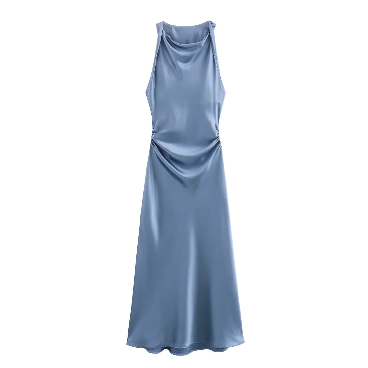 Satin Long Party Wear