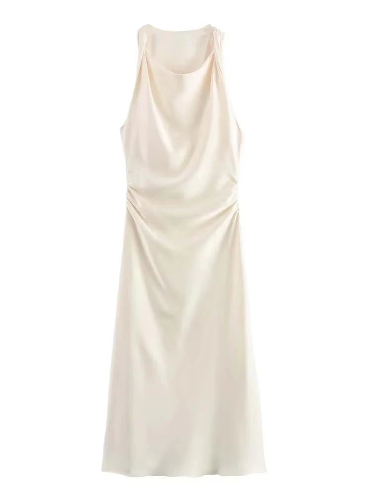 Satin Long Party Wear