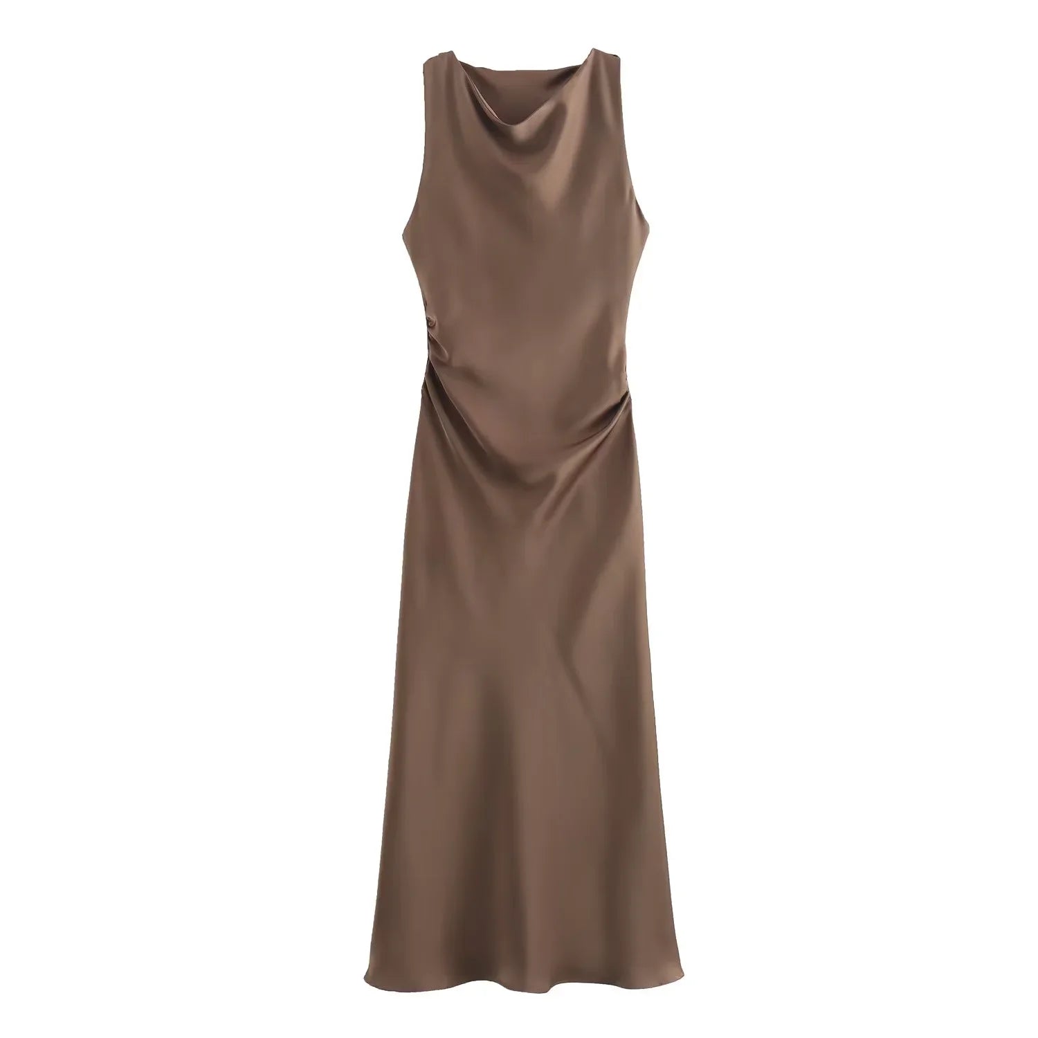 Satin Long Party Wear