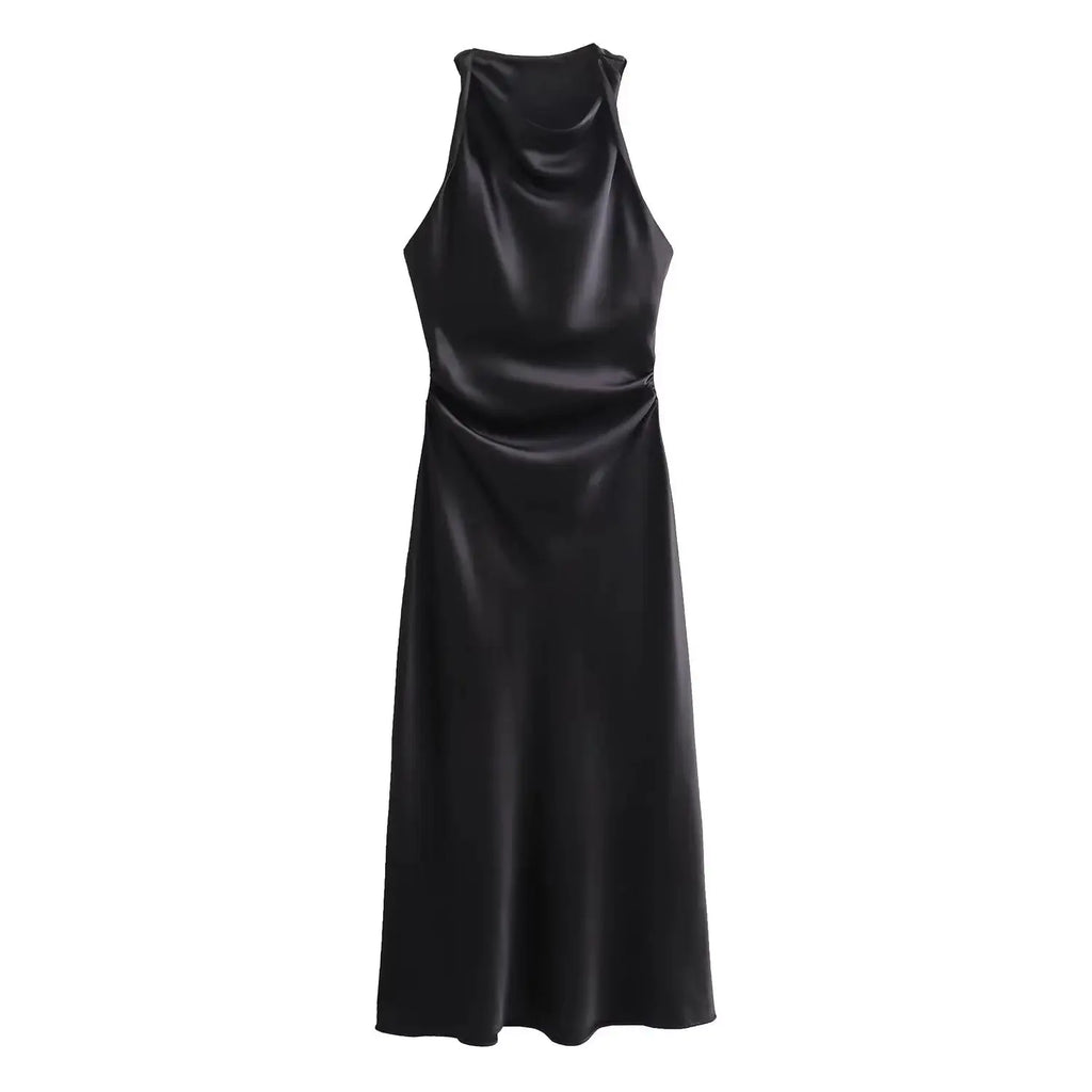 Satin Long Party Wear
