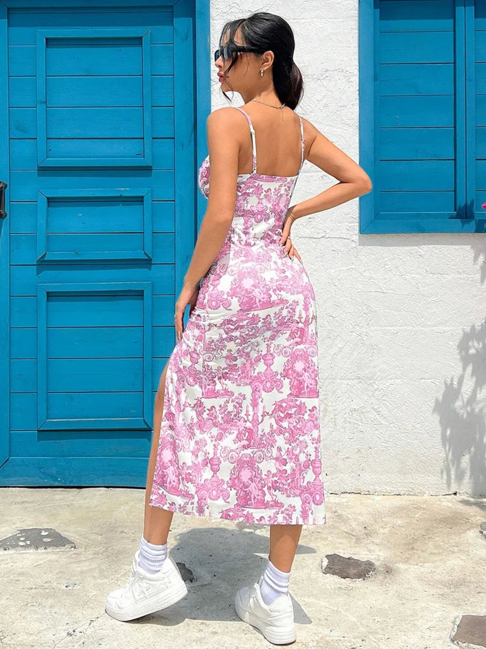 Long Wrap around Skirt Maxi Dress