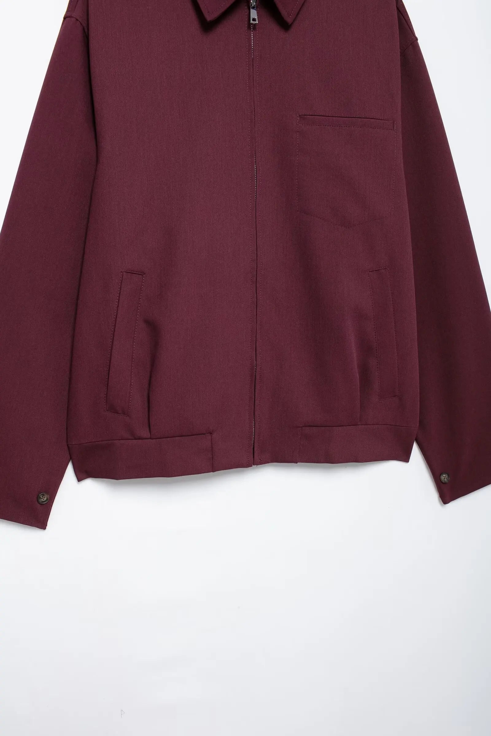 Zipper Bomber Jacket