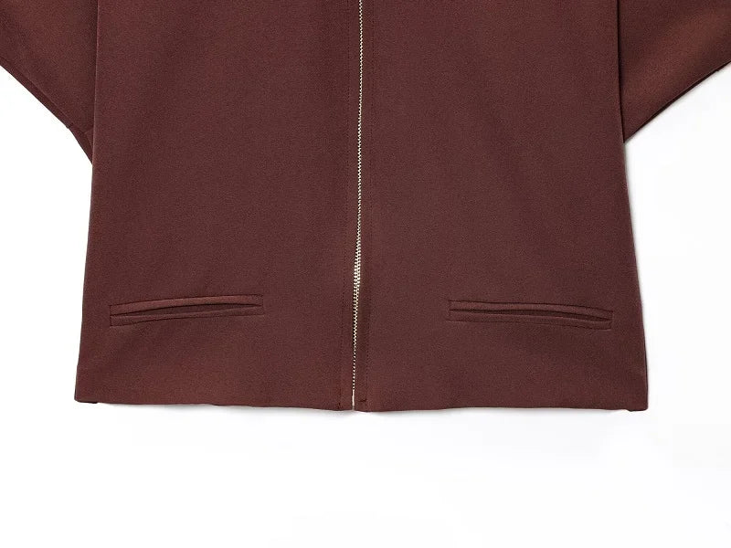Women's Cropped Summer Jacket Short Sleeve