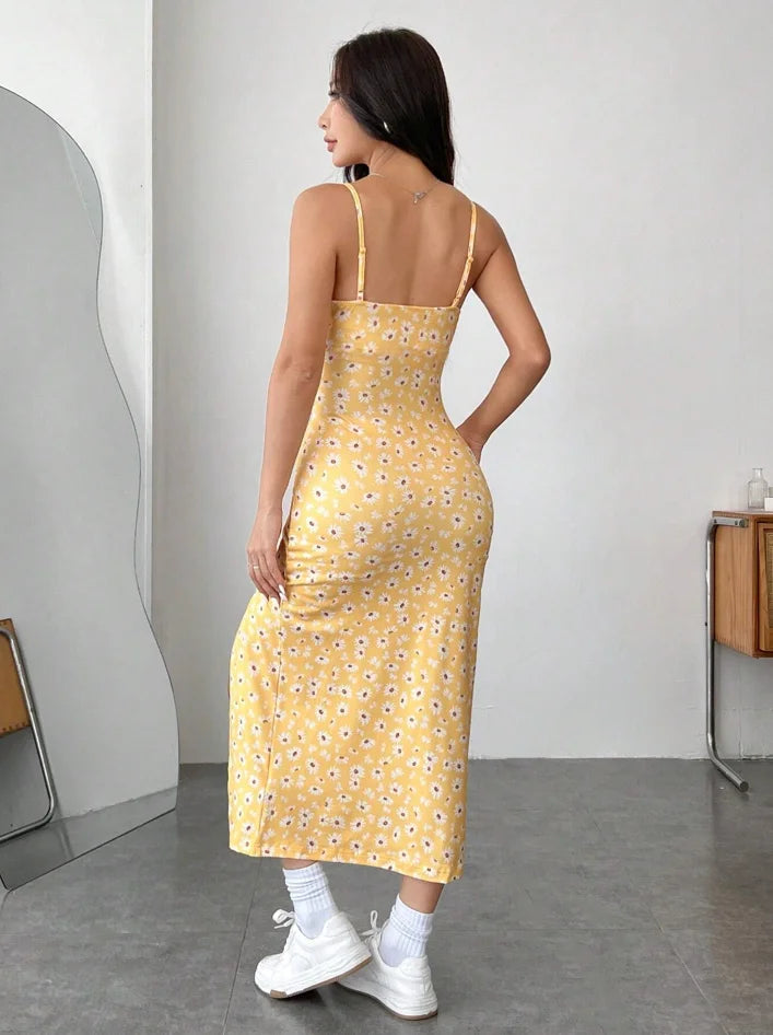 Long Wrap around Skirt Maxi Dress