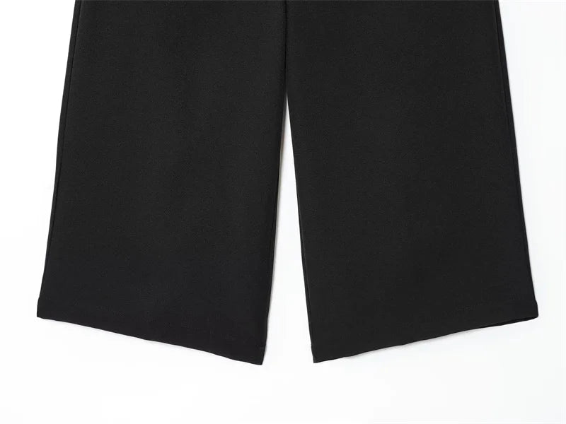 Black Cropped Shorts