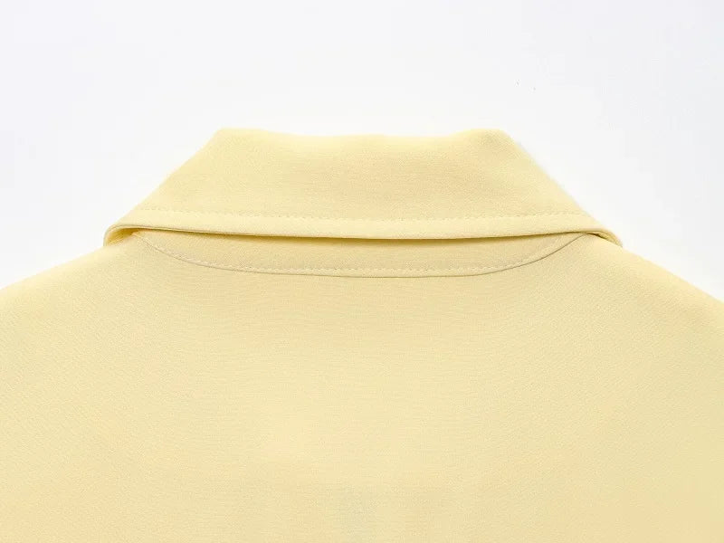 Women's Cropped Summer Jacket Short Sleeve