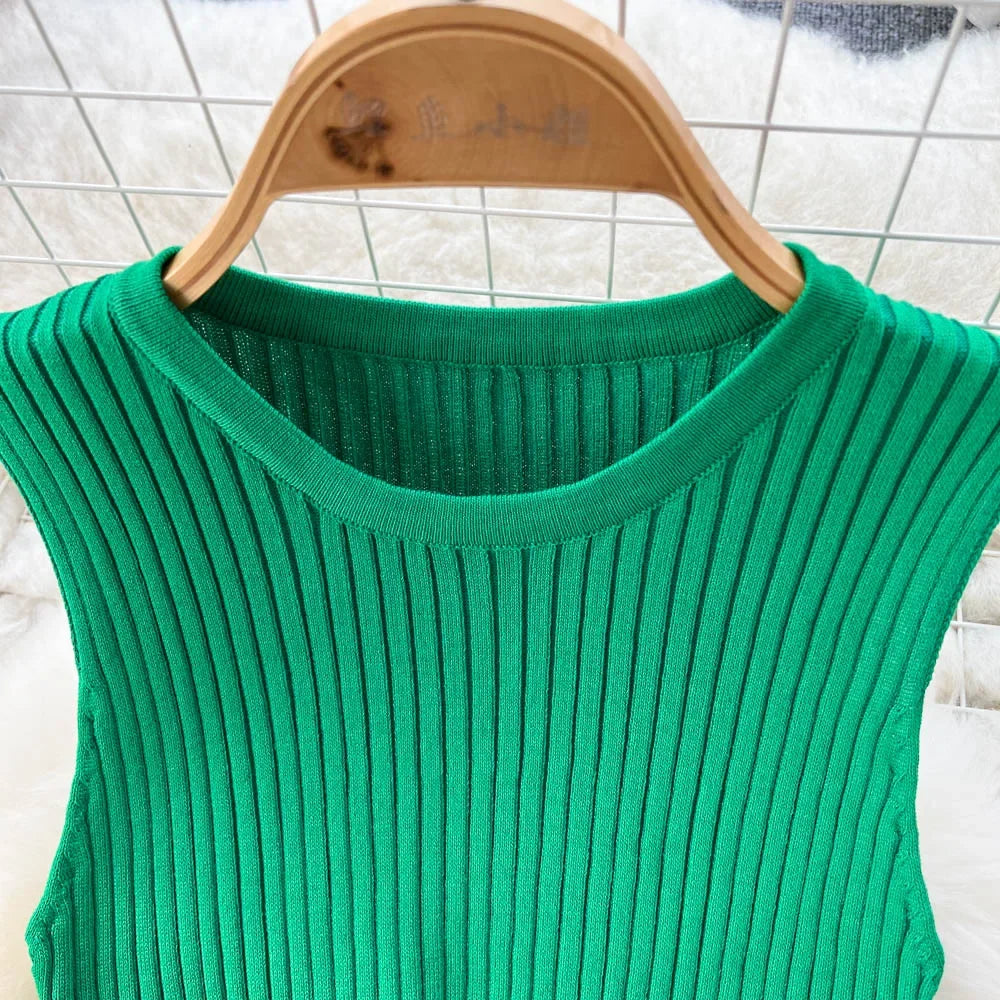 Summer Knitted Bodycon Dress