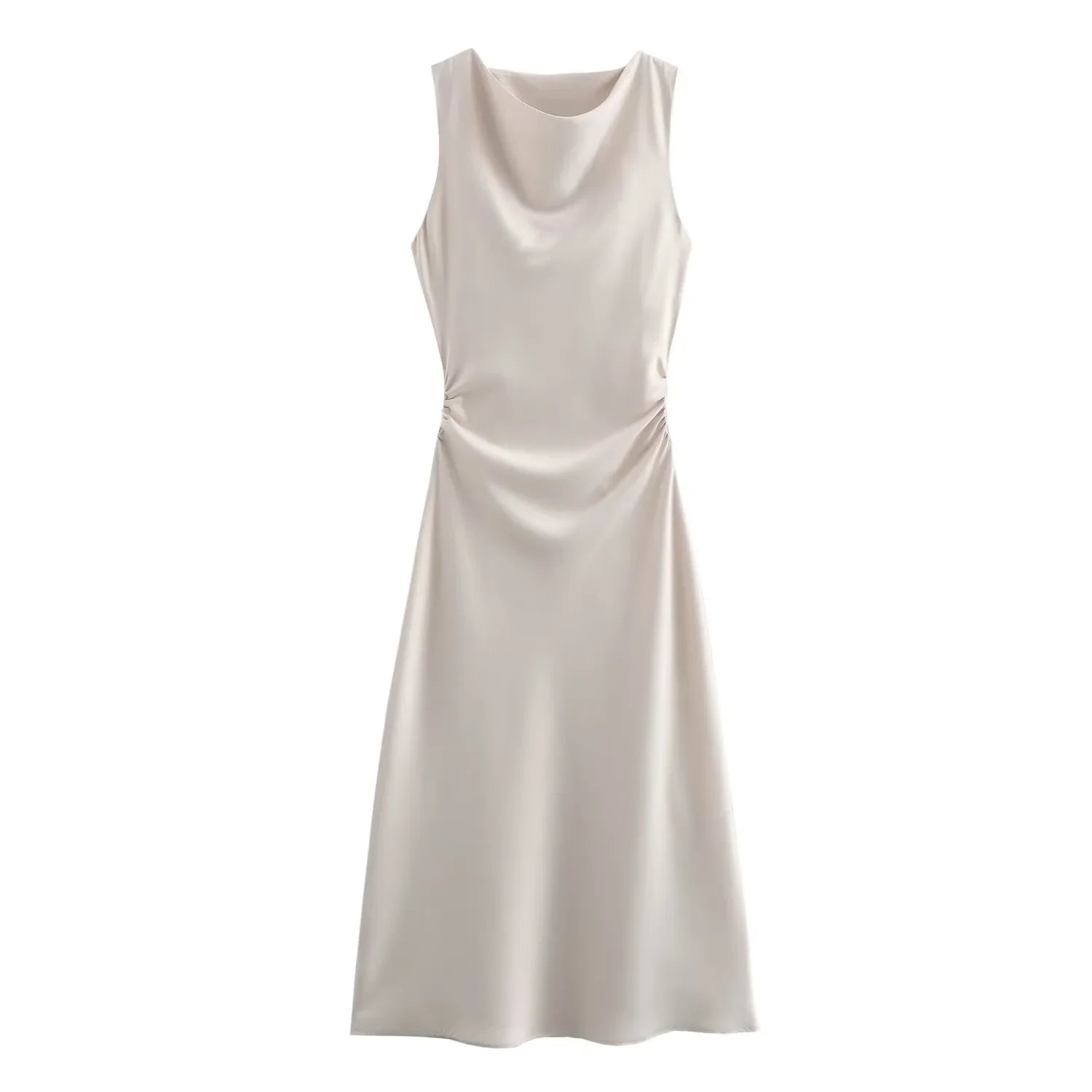 Satin Long Party Wear
