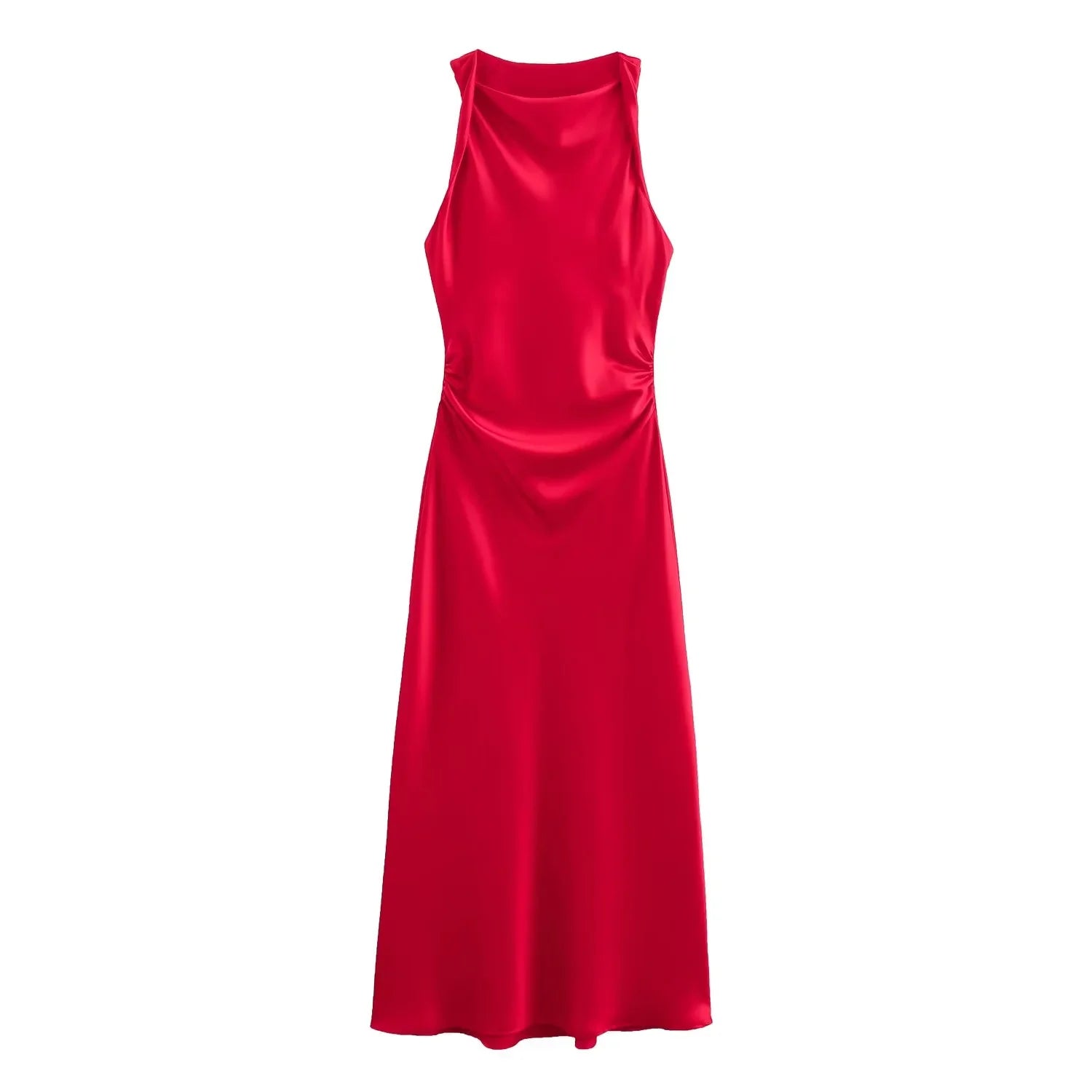 Satin Long Party Wear