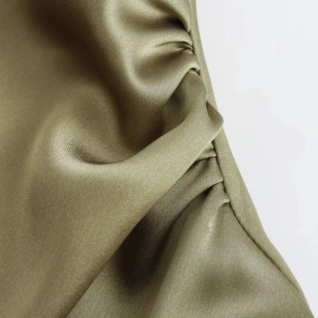 Satin Long Party Wear