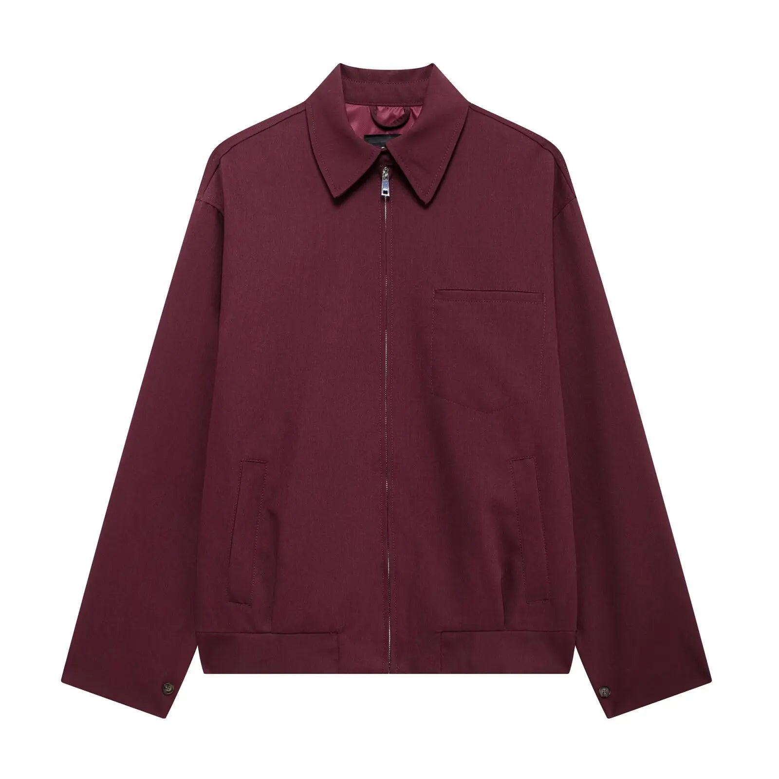 Zipper Bomber Jacket