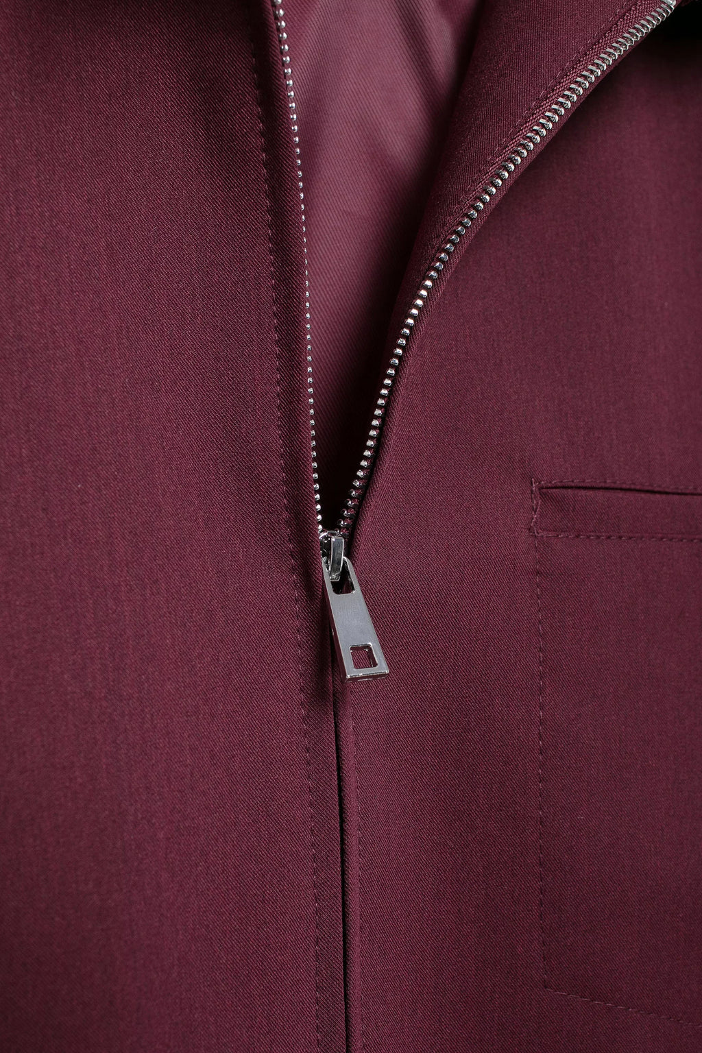Zipper Bomber Jacket