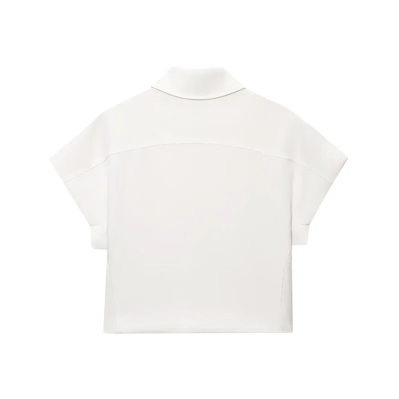 Women's Cropped Summer Jacket Short Sleeve