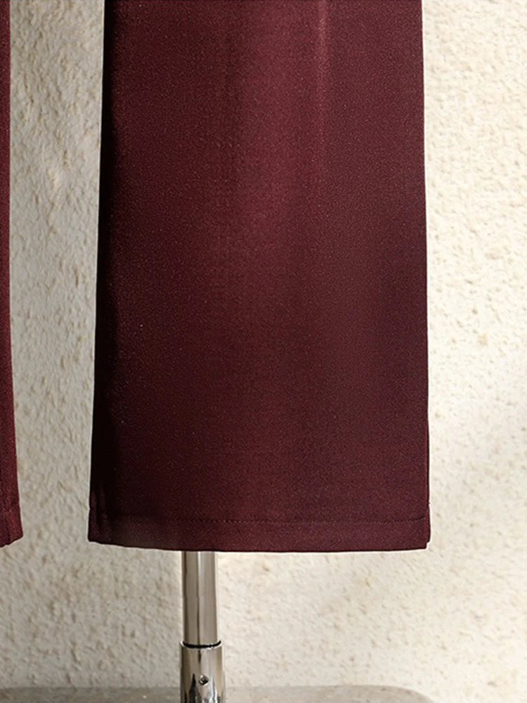 Suits Pants with Pockets Black Gray