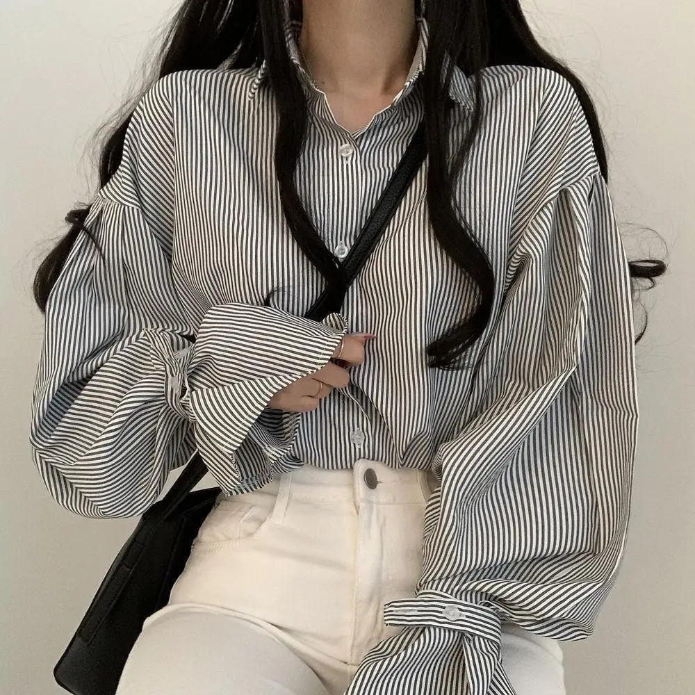 Summer Casual Striped Shirt