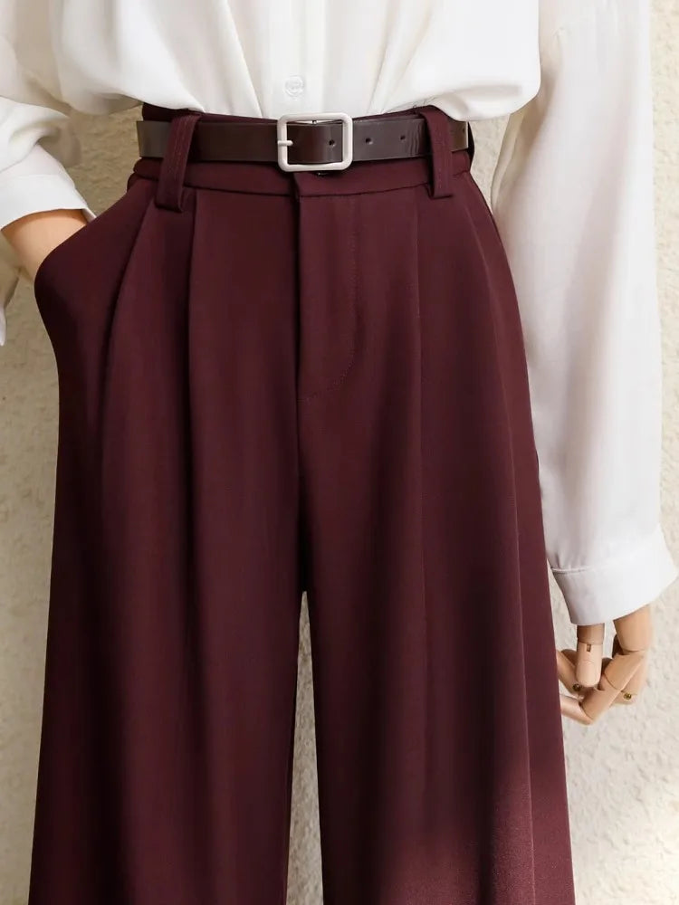 Suits Pants with Pockets Black Gray