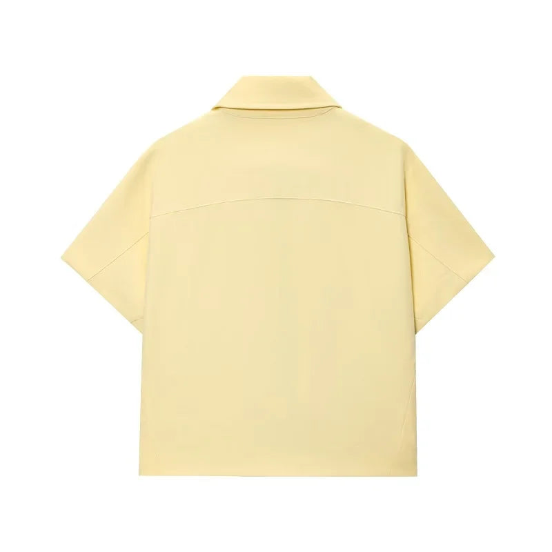 Women's Cropped Summer Jacket Short Sleeve