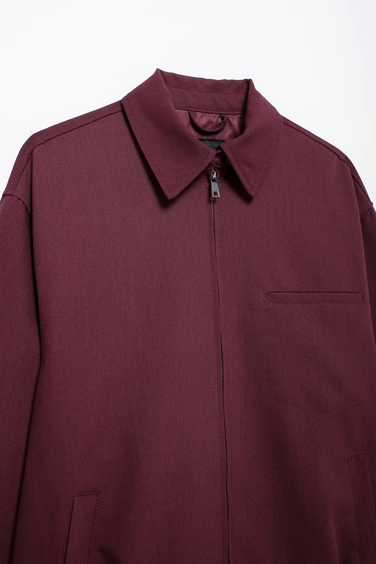 Zipper Bomber Jacket