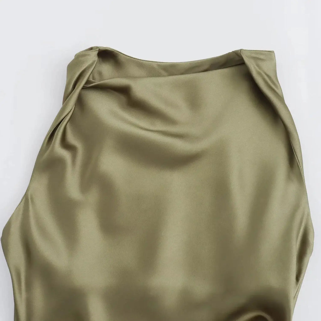 Satin Long Party Wear