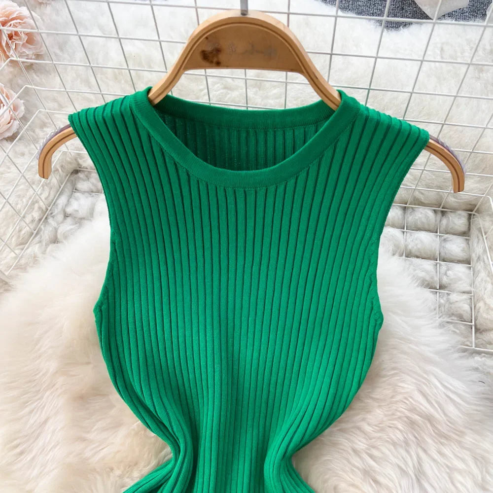 Summer Knitted Bodycon Dress
