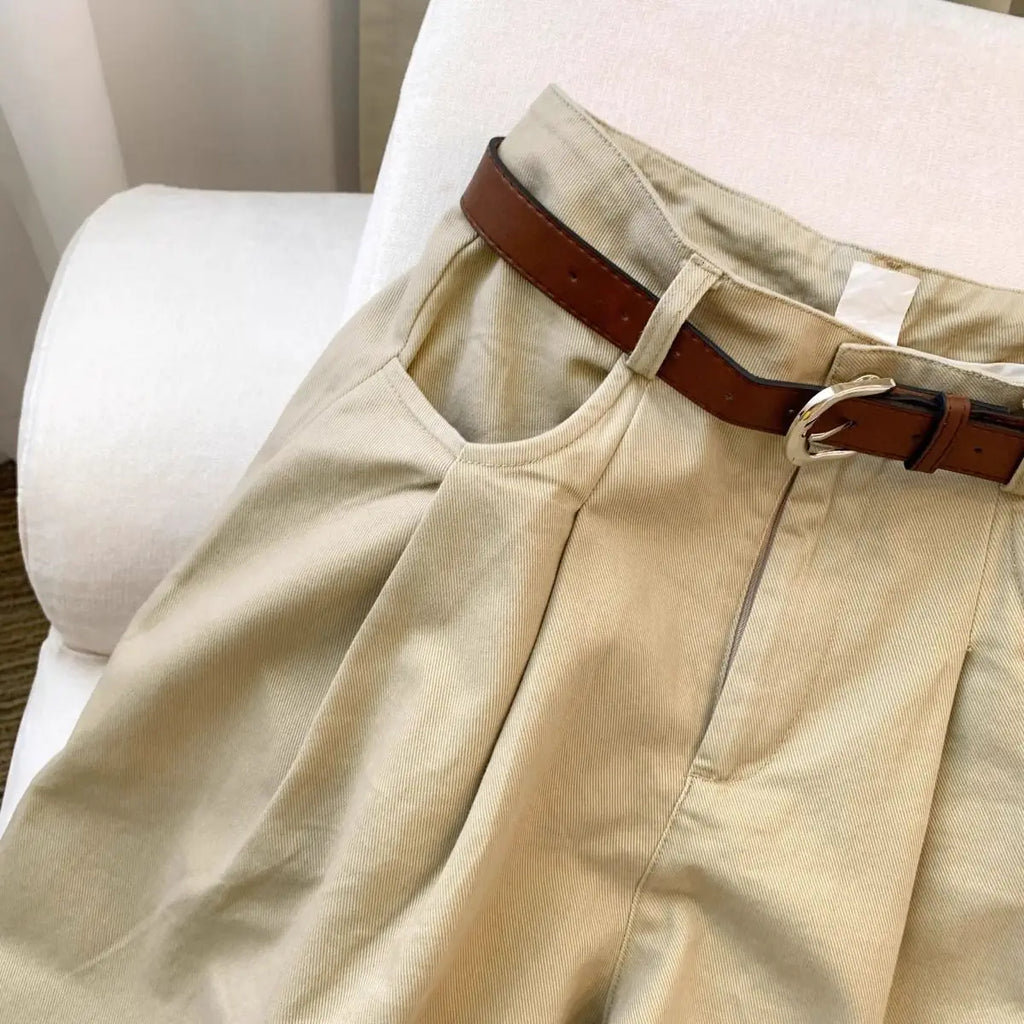 White High-Waist Wide Leg Jeans