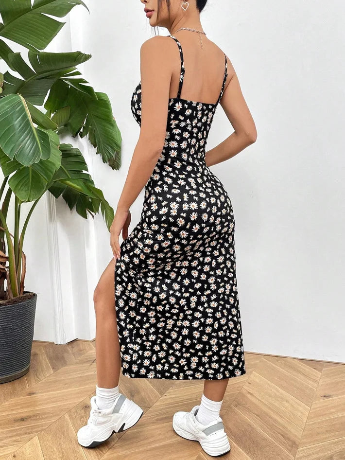 Long Wrap around Skirt Maxi Dress