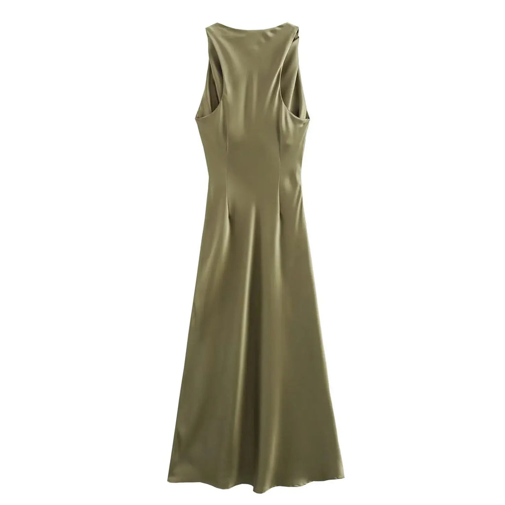 Satin Long Party Wear