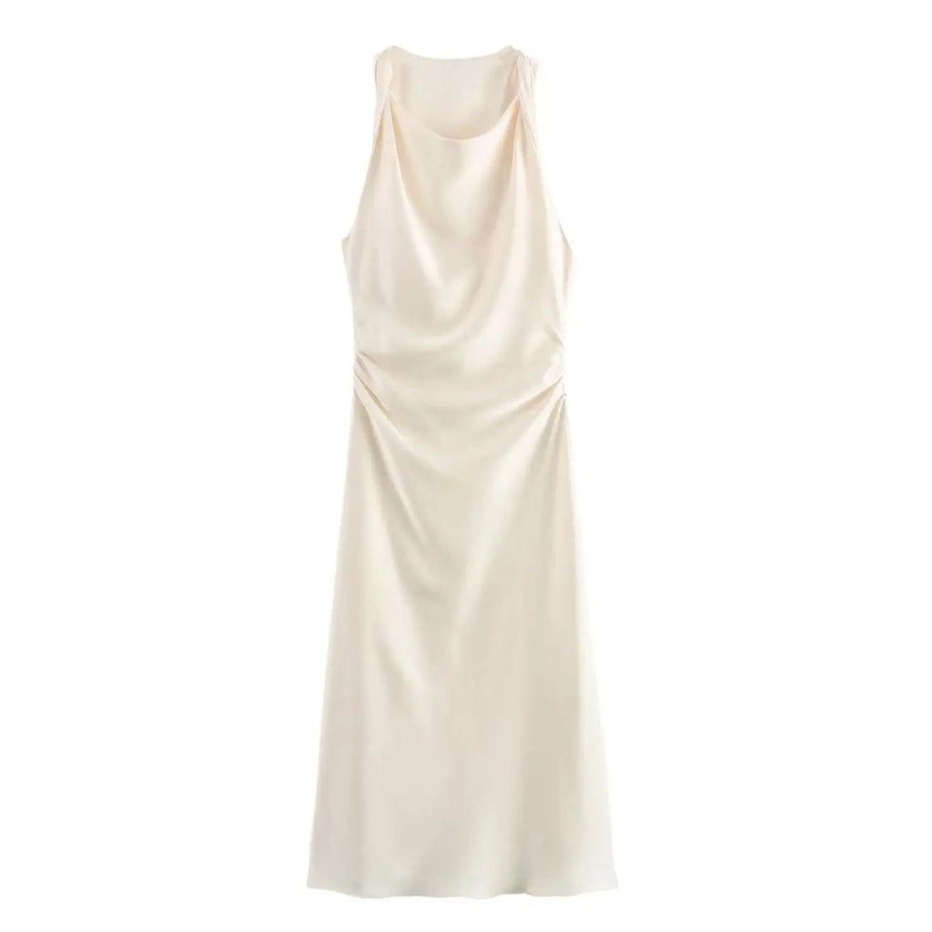 Satin Long Party Wear