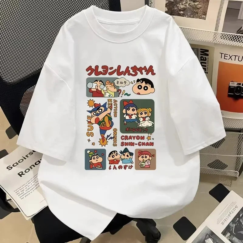 Crayon Shin Chan Cartoon Character T-shirt