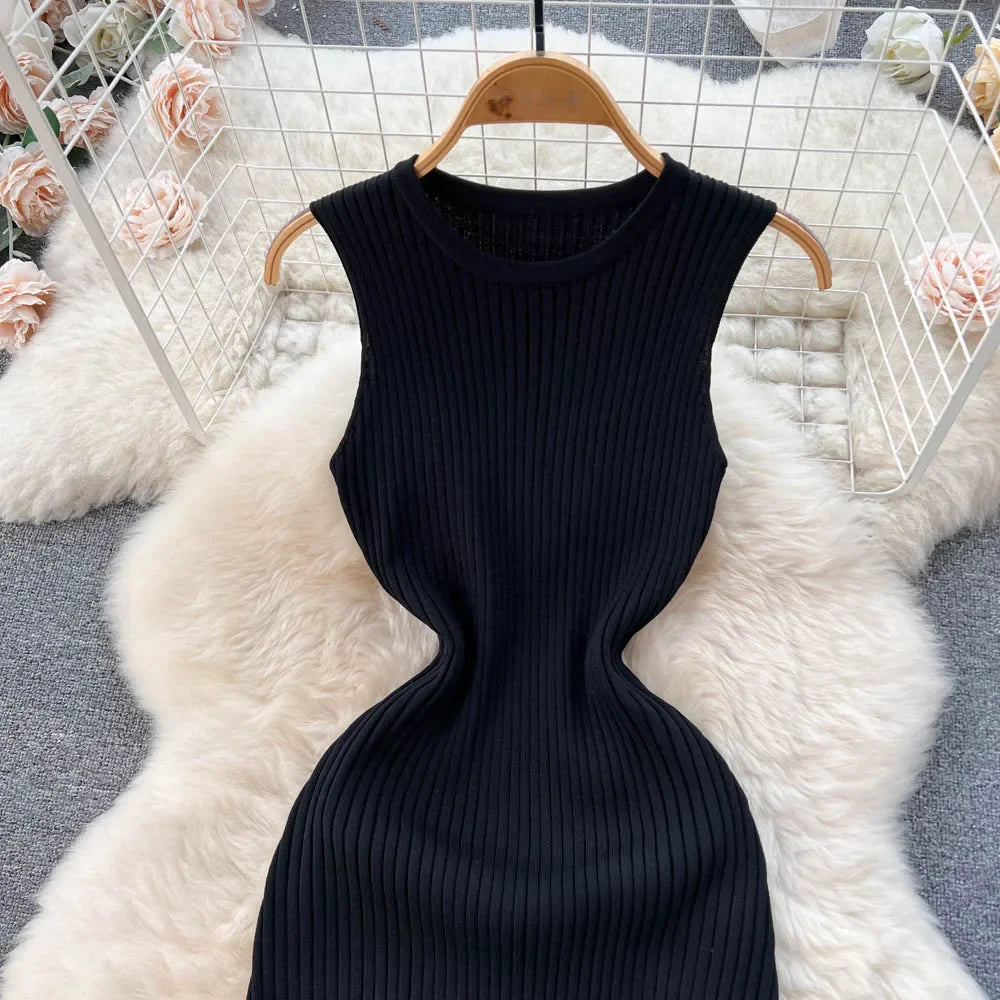 Summer Knitted Bodycon Dress