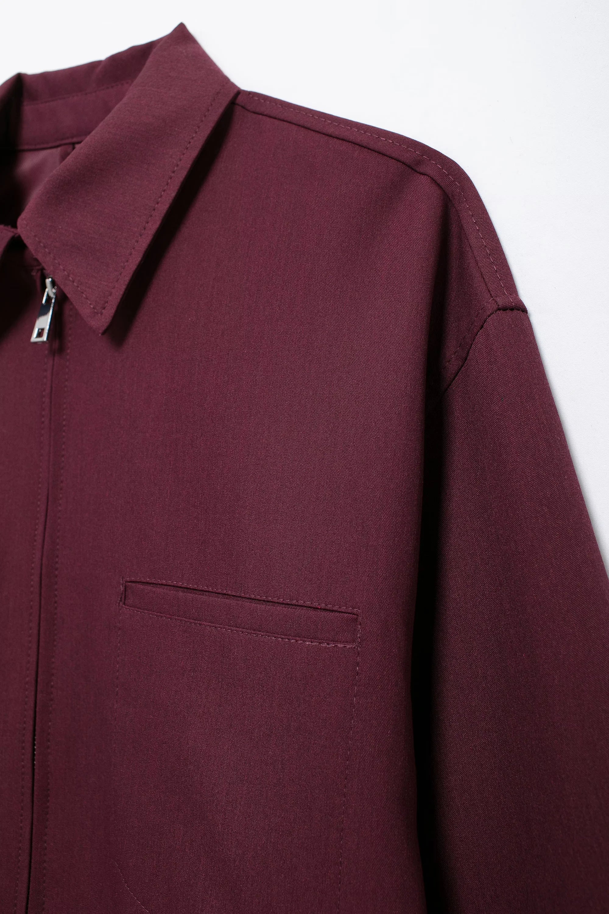 Zipper Bomber Jacket